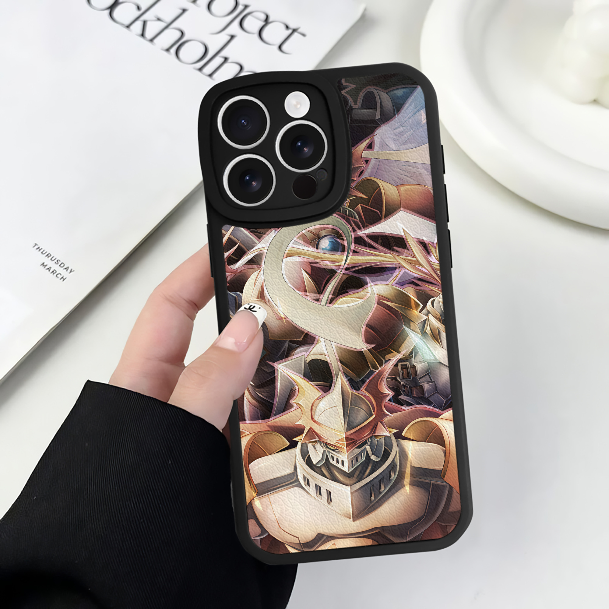 （画像用） Digimon デジタルモンスター/デジモン 【iPhone 16シリーズ対応】シリコンスマホケース（レザー調） 材質：シリコン